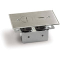 Nickel Silver Floor Plate Receptacle Box O528