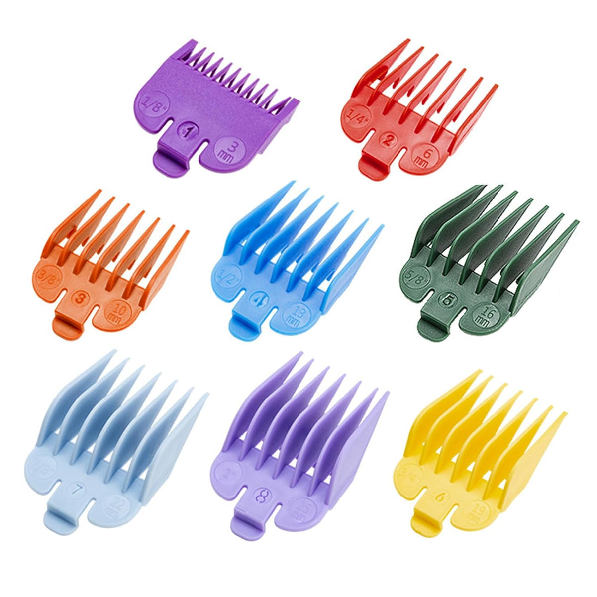 Hair Clipper Guards for Wahl Clippers from 1/8" to 1" U7800
