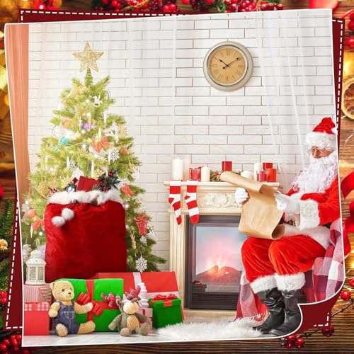 2 Pcs 56 x 36 Inch Extra Large Velvet Santa Gift Bag with Drawstring V75624
