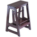 Walnut Finish Step Stool Q875853