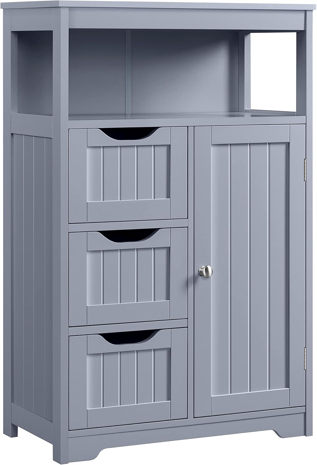 White Free Standing Wooden Bathroom Floor Cabinet D32848