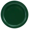 Green Stoneware Narrow Rim Plate - 36/Case Q52822