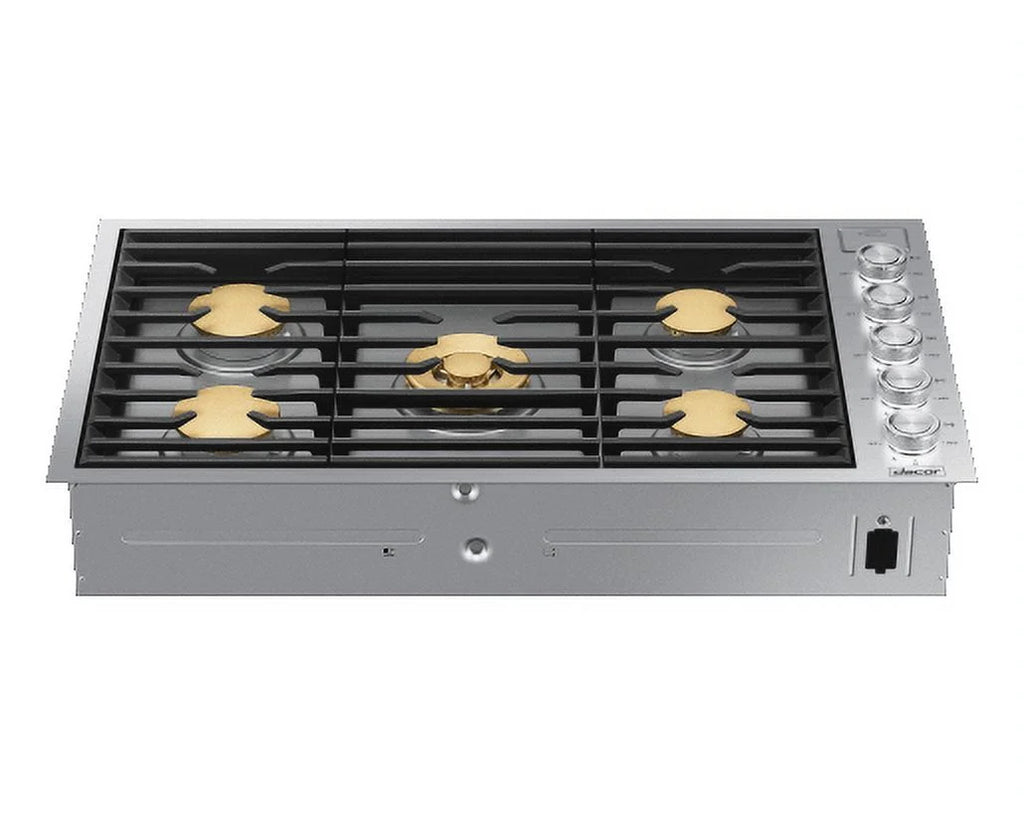 36" Wide Built-In Natural Gas Cooktop - Stainless Steel H899096