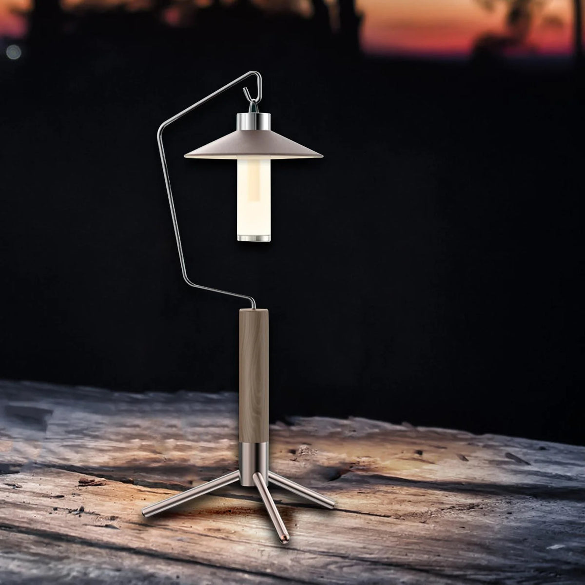 Outdoor Camping Lamp Pole Hanger Lantern Stand Y71686