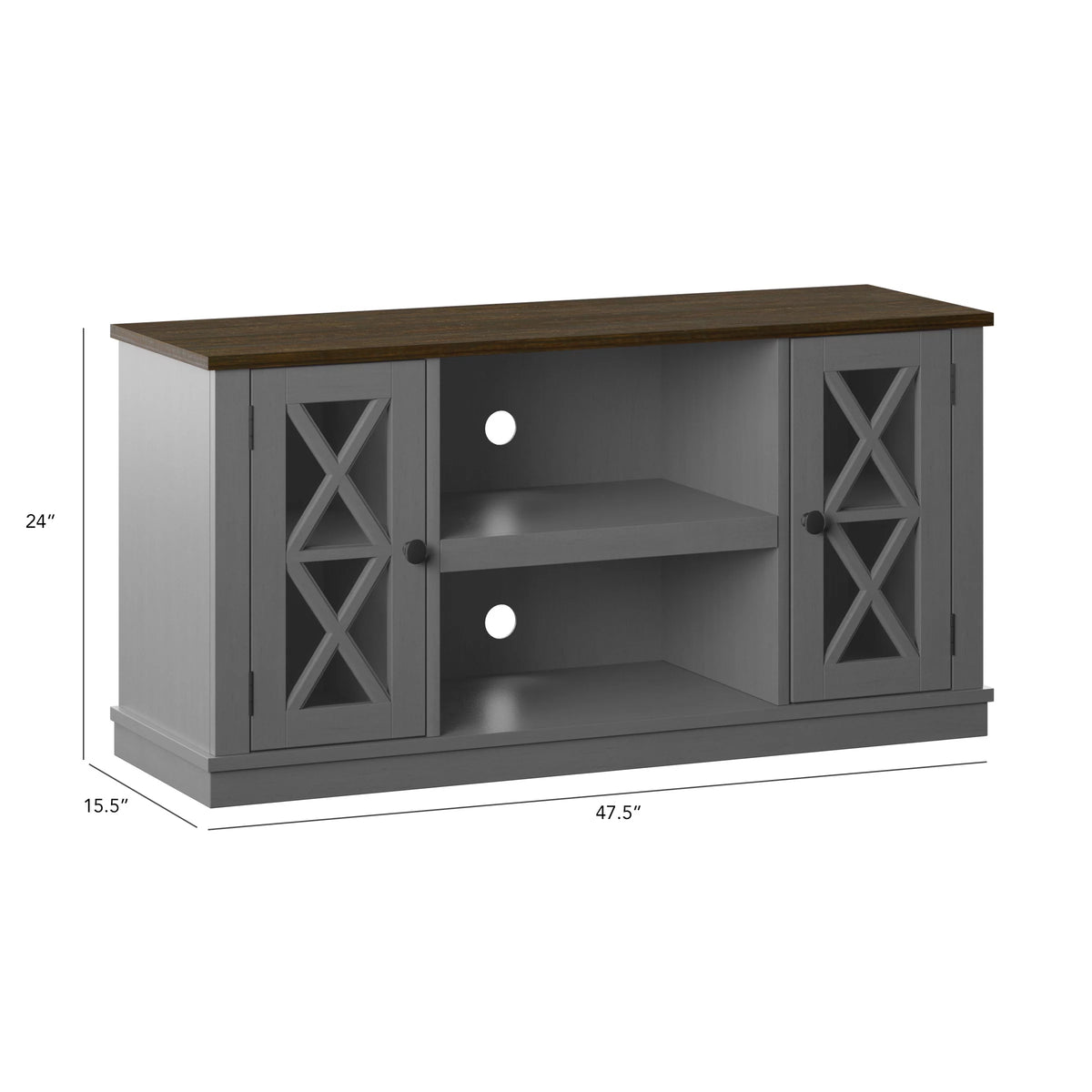 Antique Gray TV Stand U89876