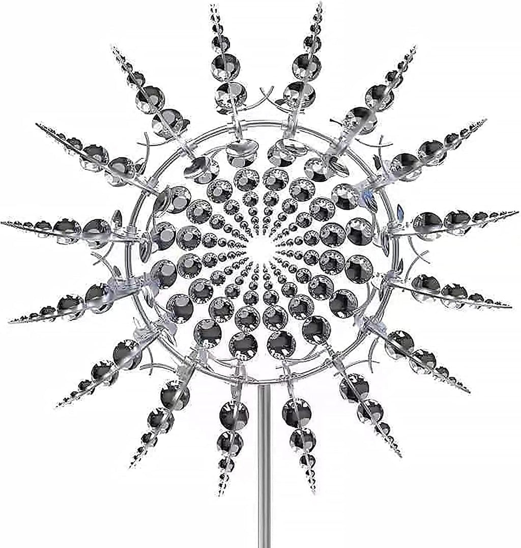 White Kinetic Windmill Spinner U61100