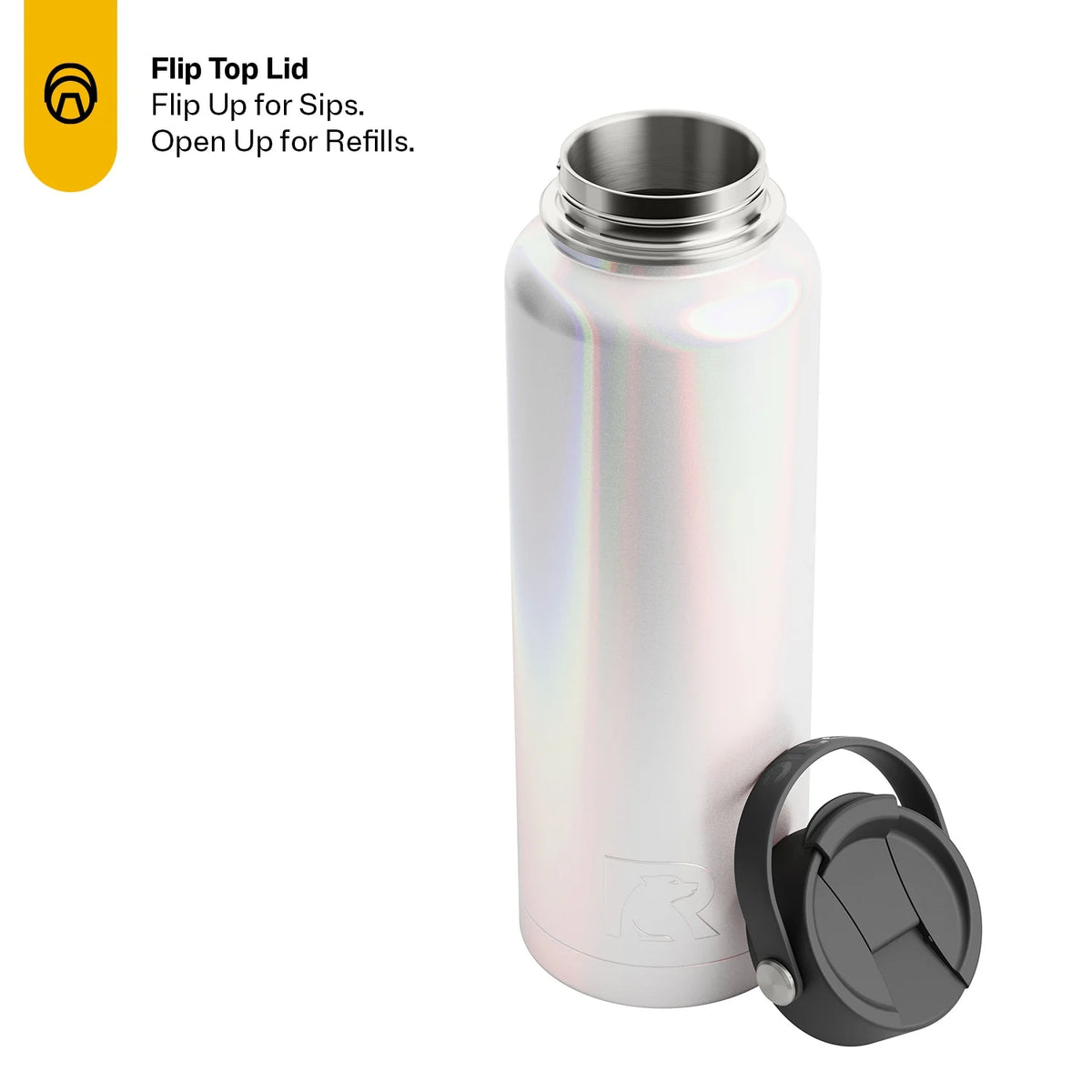 40 oz Stainless Steel Insulated Bottle with Wide Mouth Lid E202563