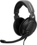 Gaming Headset with Noise-Cancelling Microphone, Over-Ear Open-Back Design, 10 ft Detachable Cable, Velour Earpads, Black C72165