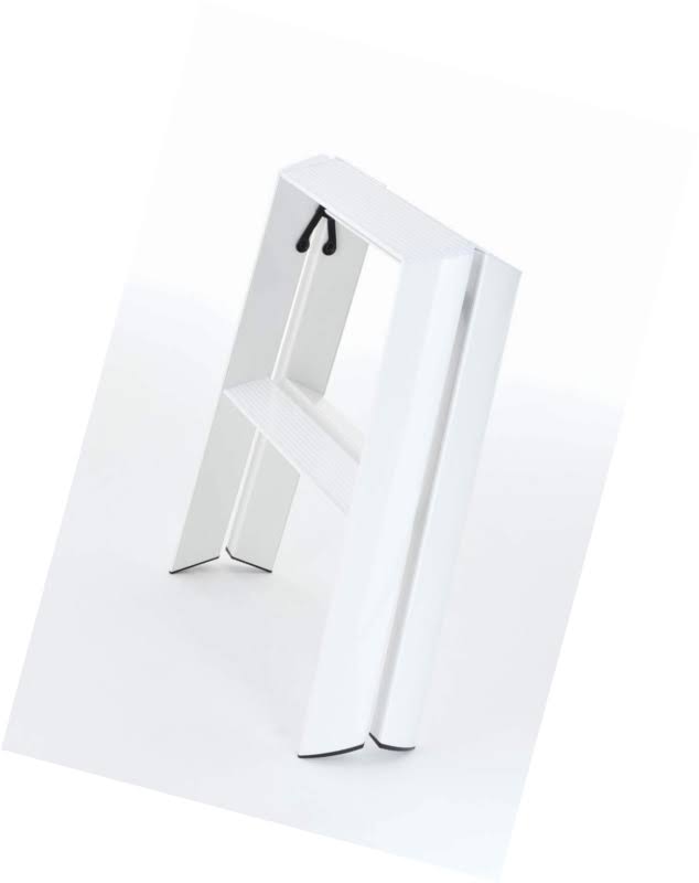 White 2 Step Step Stool H5728