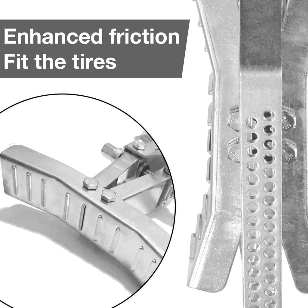 Camper Wheel Chock Stabilizer 2 Sets, RV Tire Scissor Locking X Chock, Pack of 2 I197