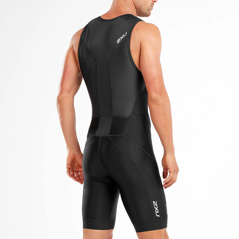 Black Front Zip Trisuit J90067