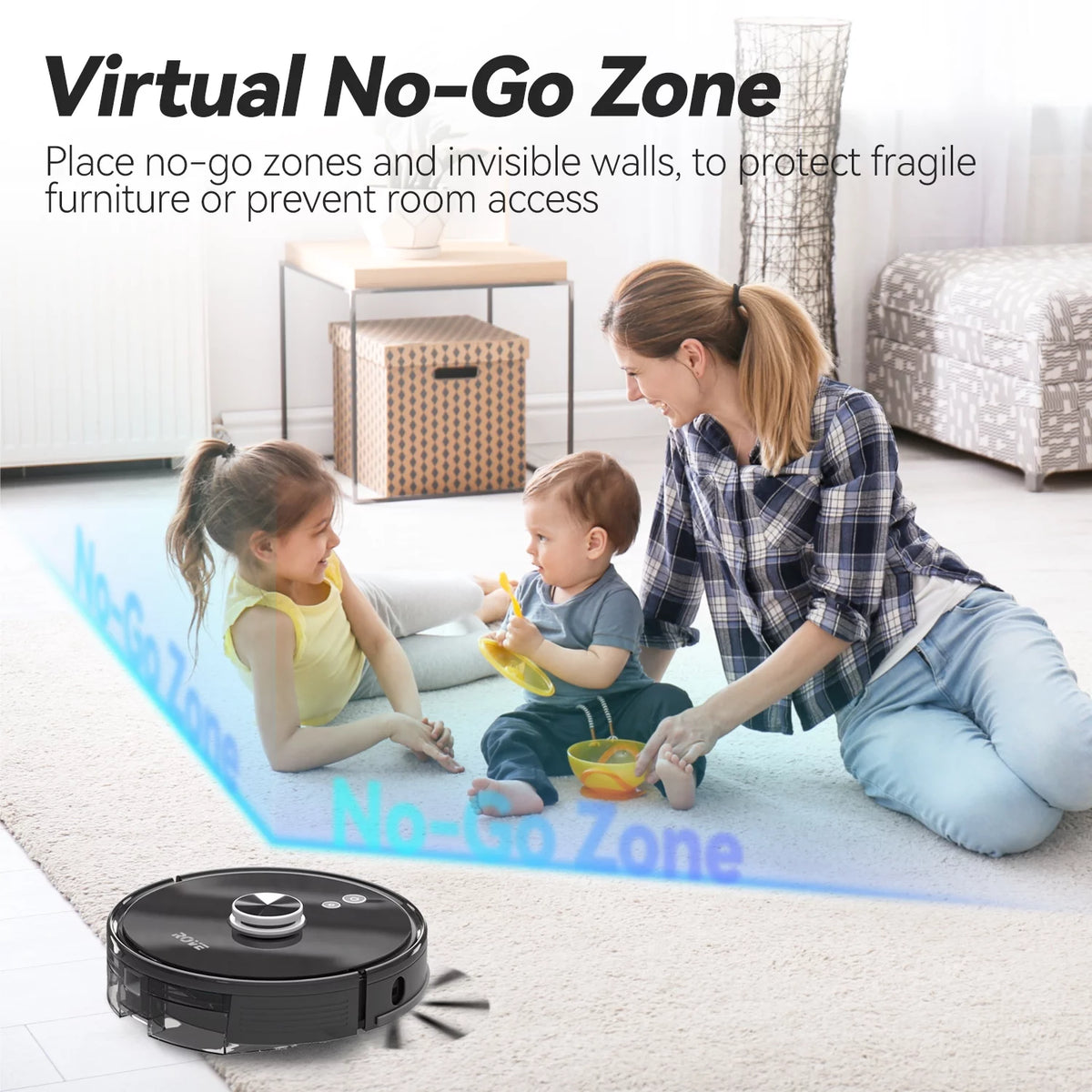 Robot Vacuum Cleaner 2000 Pa Suction E3607