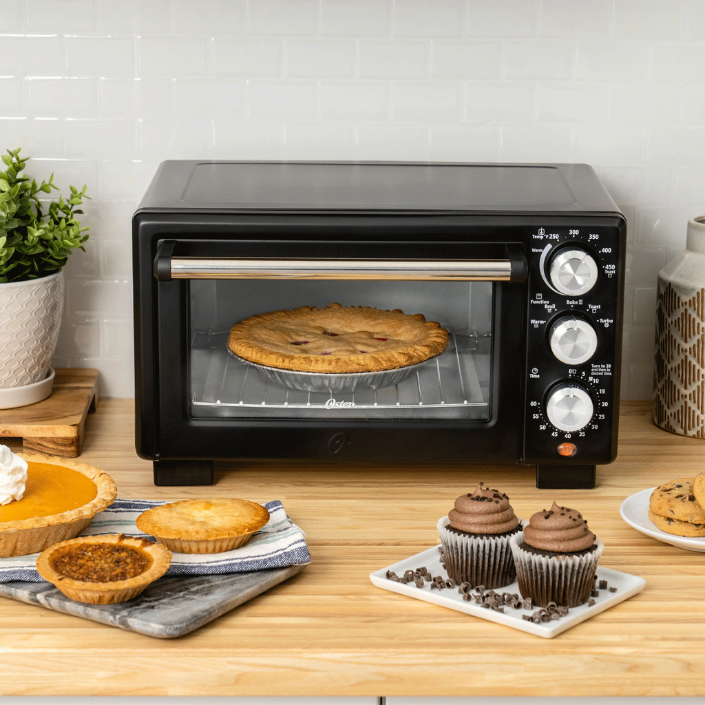 4-Slice Convection Toaster Oven, Matte Black E106320