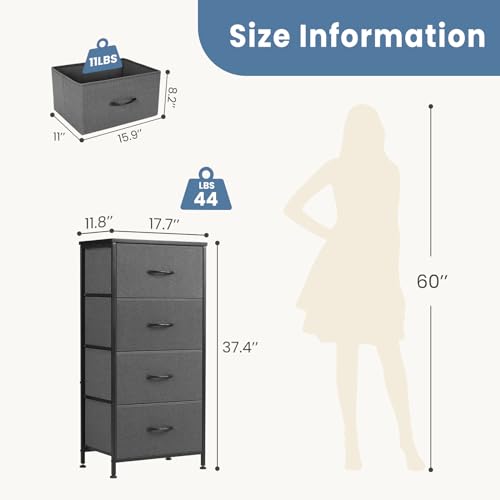 Fabric Storage Tower with 9 Drawers G262