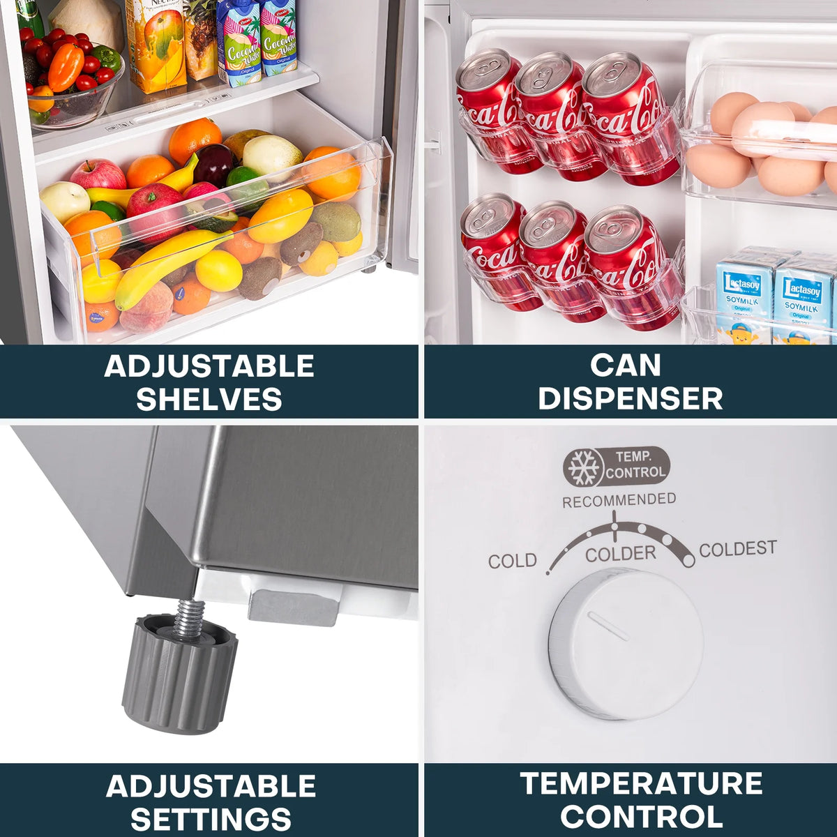 11.6 Cu.Ft. Double Door Fridge with Top Freezer H693450