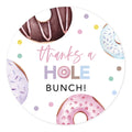 80-Pk 2-Inch Round Donut Birthday Stickers V61466