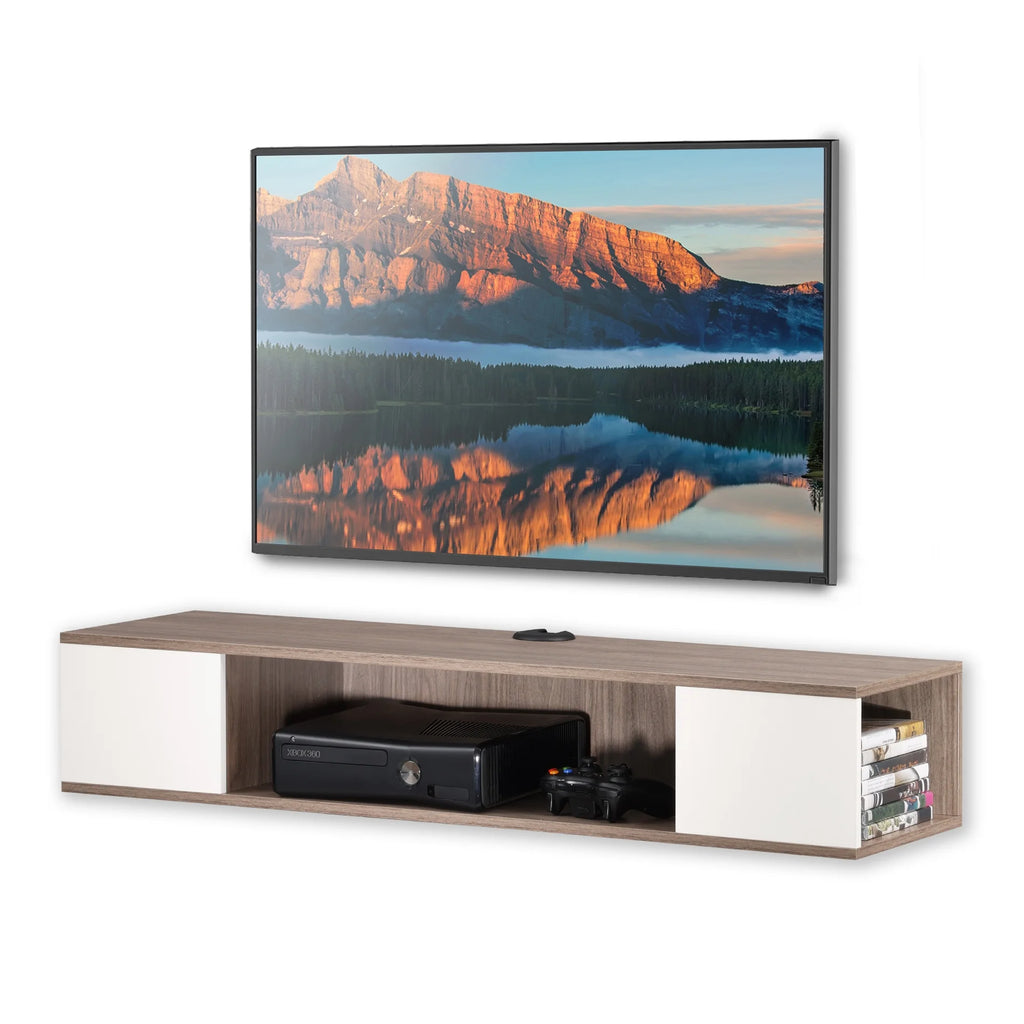 White Floating TV Stand T615089