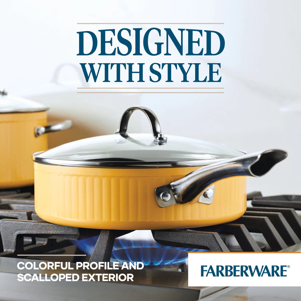 Nonstick Cookware Saute Pan with Lid U584672
