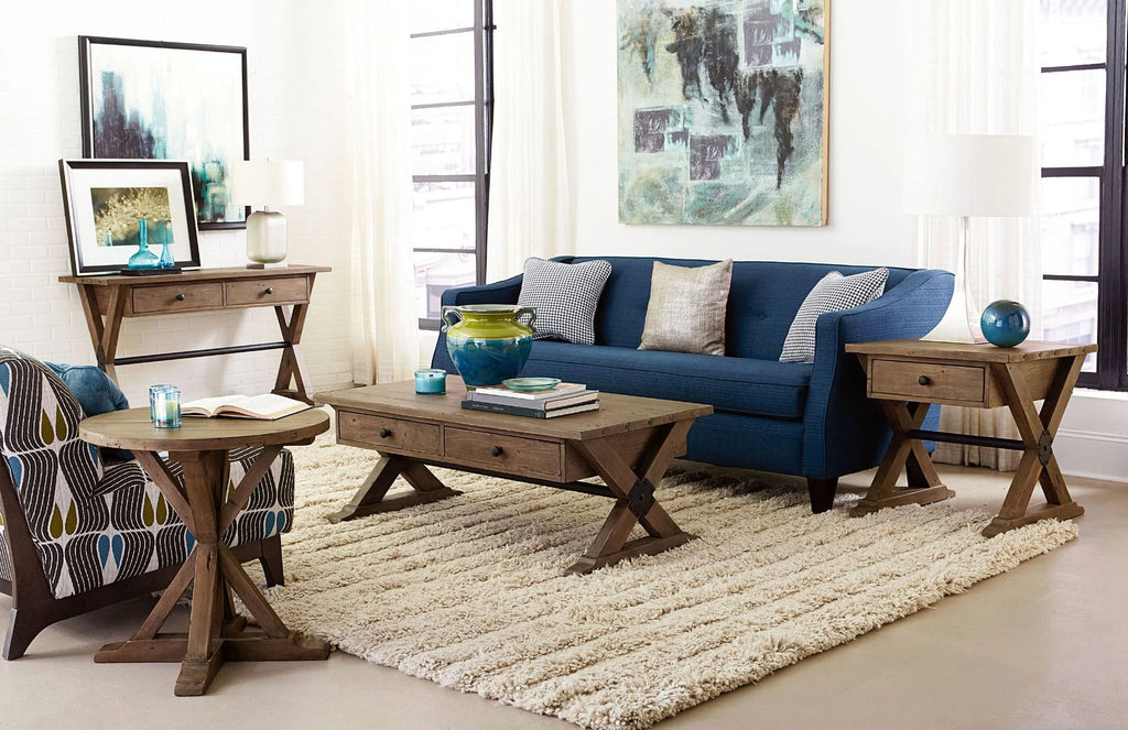 Trestle Drawer End Table E7738