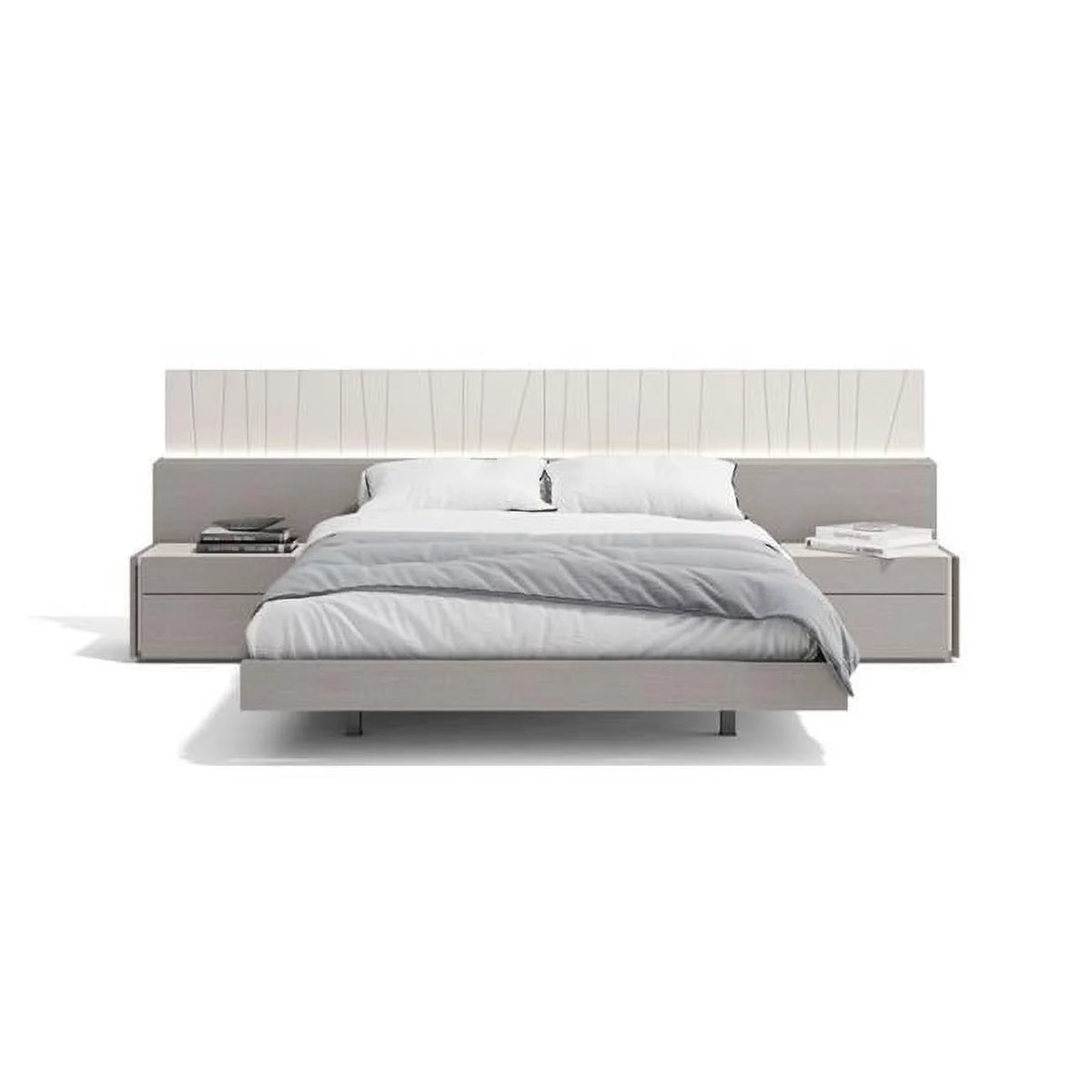 King Size Bed Grey Q609985