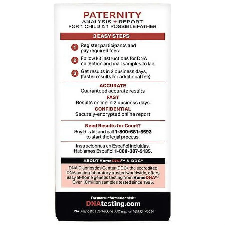 DNA Paternity Test Kit J56246