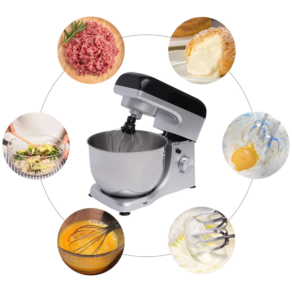 4.5L 1000W Electric Stand Mixer with Hook Attachments Z887447