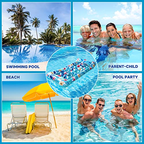Inflatable Oversized Pool Float Lounger with Headrest T89254