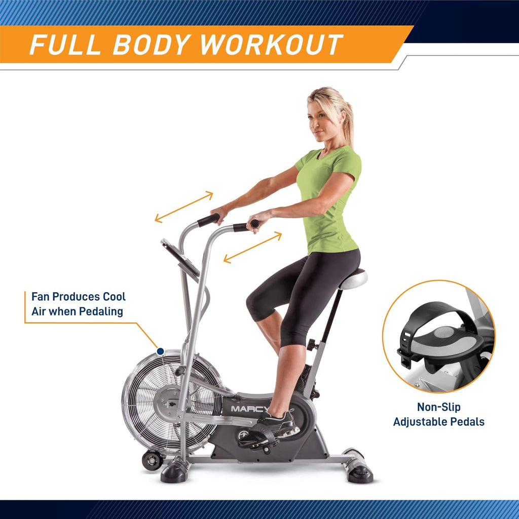 Black Exercise Upright Fan Bike U71476