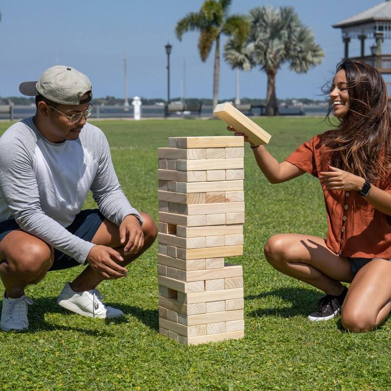 Giant Wooden Tumble Tower Game F72763