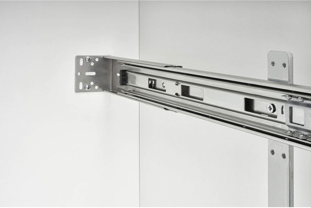 12-Inch 2-Tier Wire Pull Out Kitchen Cabinet Organizer, Chrome D118128