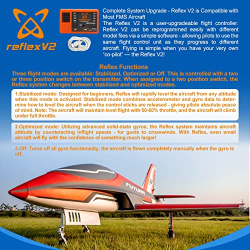 EDF Jet Remote Control Airplane 80mm Ducted Fan 12-Blade 6 Channel PNP L32242