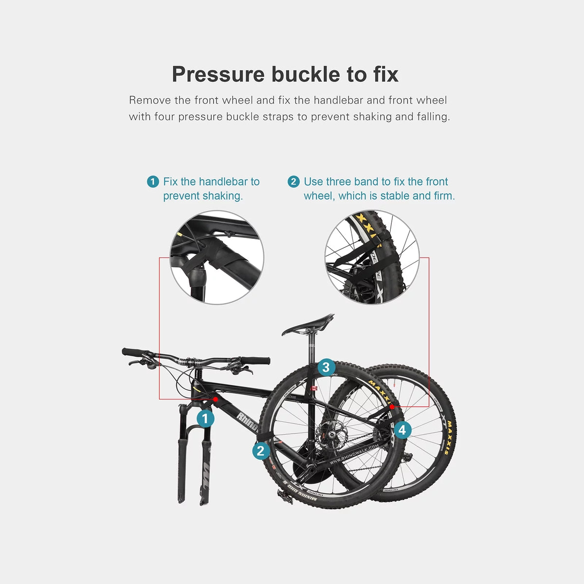 26-27.5 Inch Portable Mountain Bike Carry Bag O28101