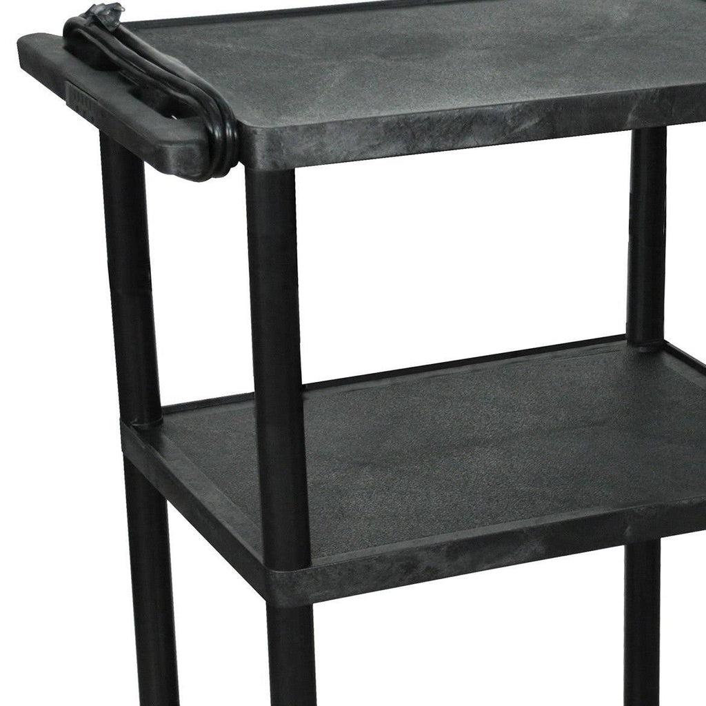 Black 42x22 Presentation Cart T7521