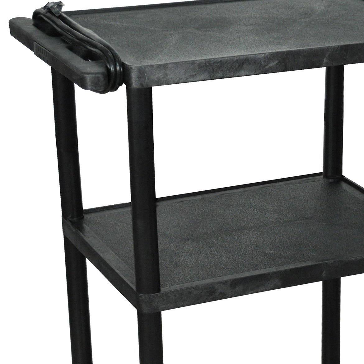 Black 42x22 Presentation Cart T7521
