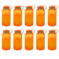 Plastic Sports Water Bottles with Flip Lid 38 oz. Set of 10 F238028