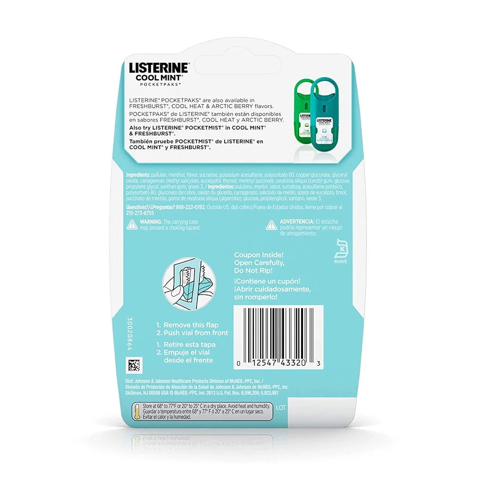 Cool Mint Breath Strips 72 Each (Pack of 6) Q322831