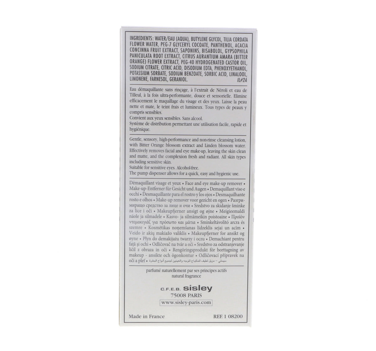 Gentle Makeup Remover for Face & Eyes All Skin Types 10.1 oz Z6621