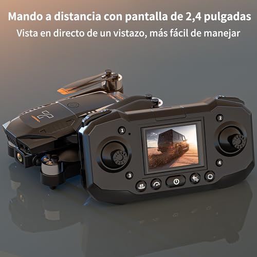 Drone with 2.4" Screen, Brushless Motor FPV Drone with Camera, 8GB SD Card S46933