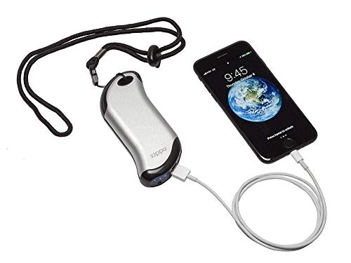 Silver Rechargeable Hand Warmer Y49156