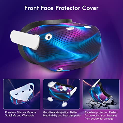 VR Accessory Set with Controller Grip Leather Cover, Shell Cover, Face Cover N42794