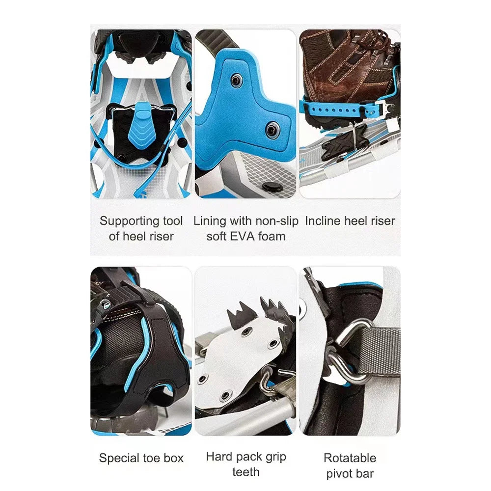 Lightweight Aluminum Alloy Snowshoes Set C15235