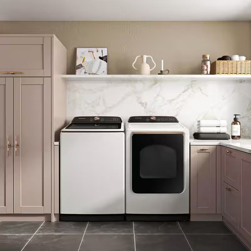 7.4 cu. ft. Vented Smart Gas Dryer with Steam Sanitize+ in Ivory L834