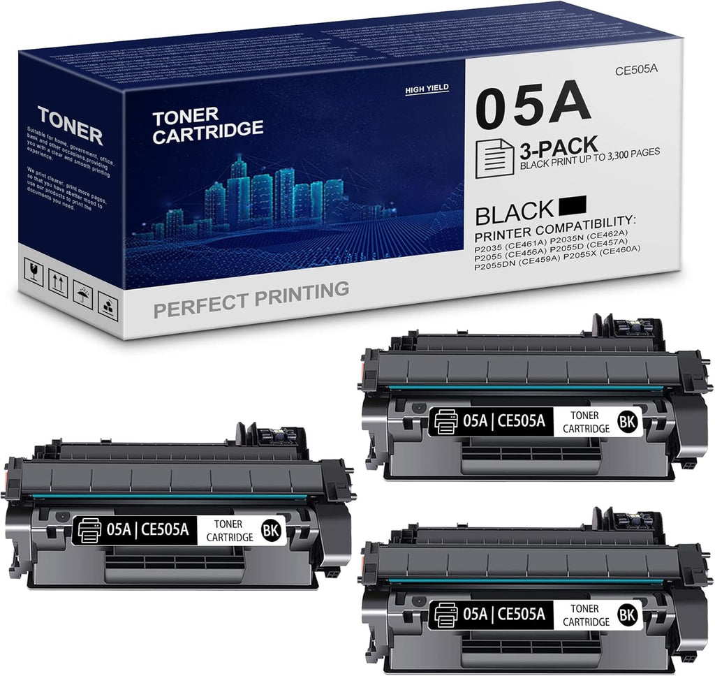 Black 3-Pack Toner Cartridge B9032