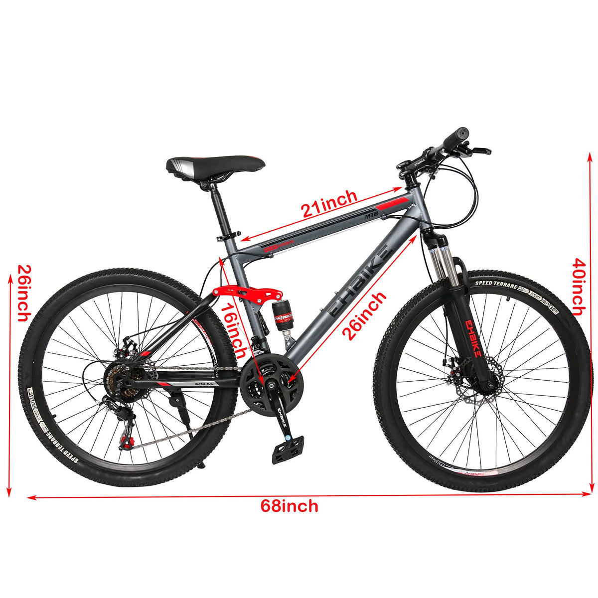26 inch 21 Speed Mountain Bike V61866