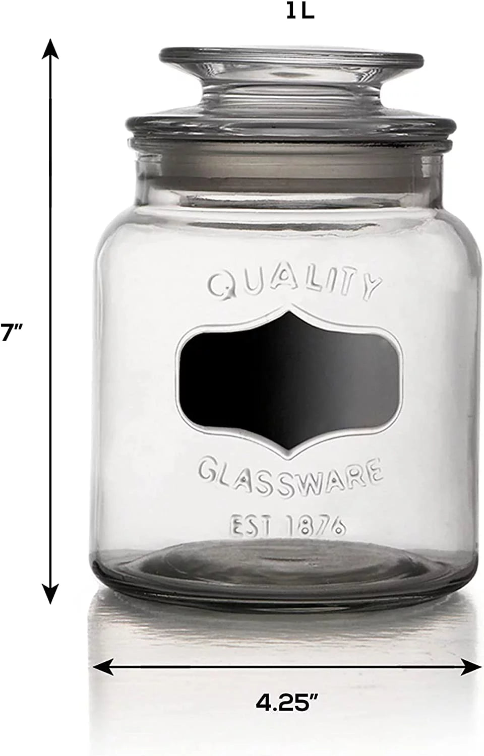 Clear Glass Food Storage Containers Set of 3 Q806