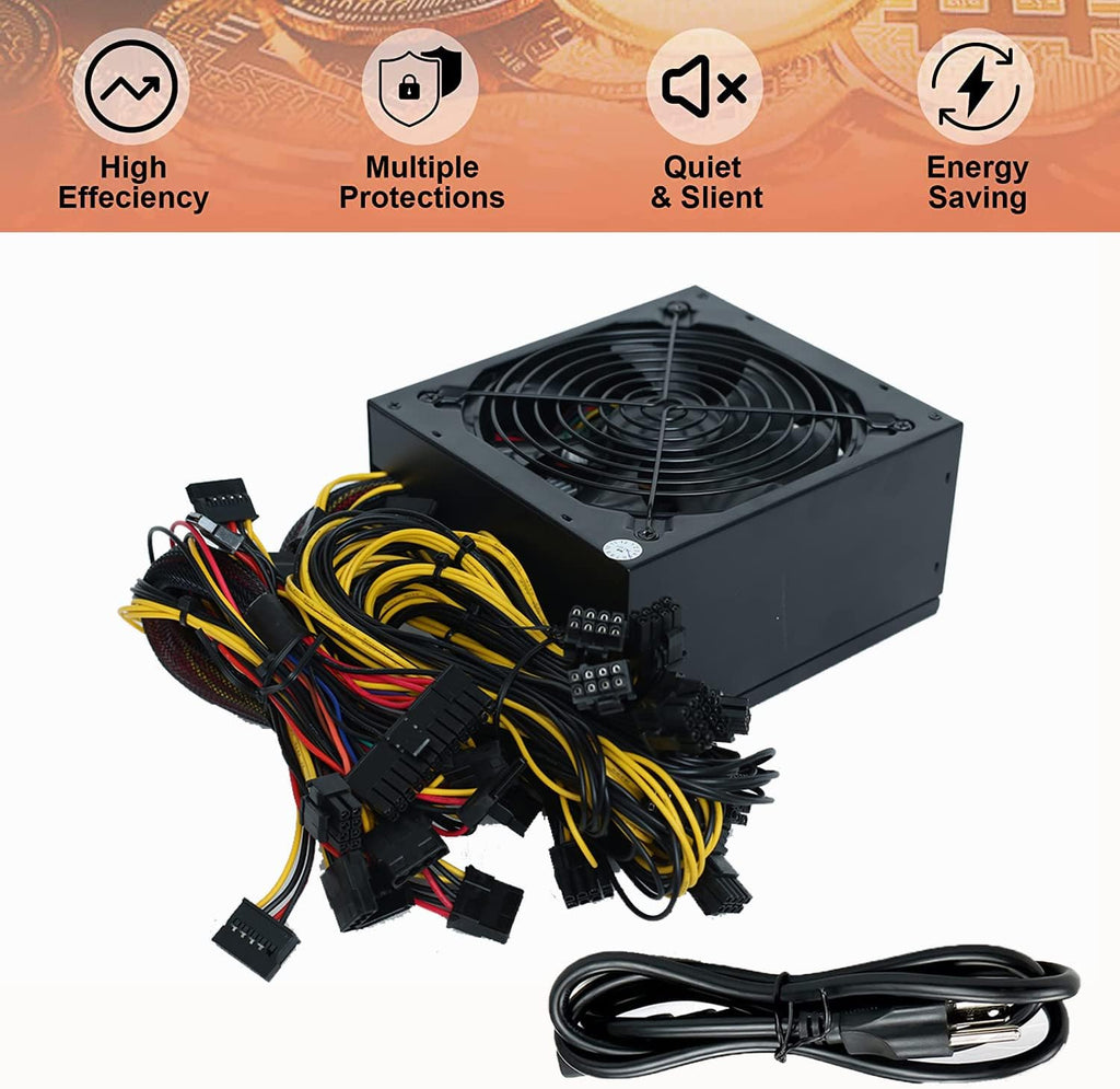 2000W Modular PSU for 8 GPU Mining Rig C807