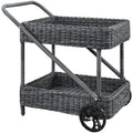 Gray Outdoor Patio Beverage Cart V537789