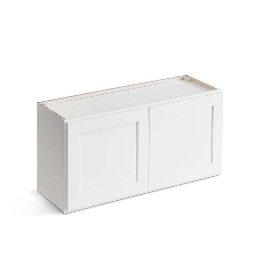 Pure White Birch Door Wall Stock Cabinet K1089