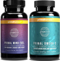 Omega 3 Fish Oil Capsules and Brain Booster Pills Bundle L655