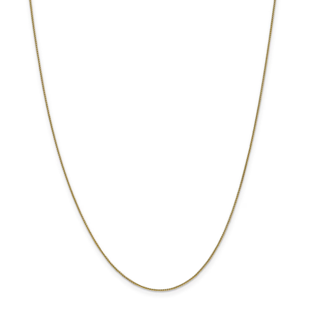 14K White Gold .8mm Baby Wheat Chain W498532